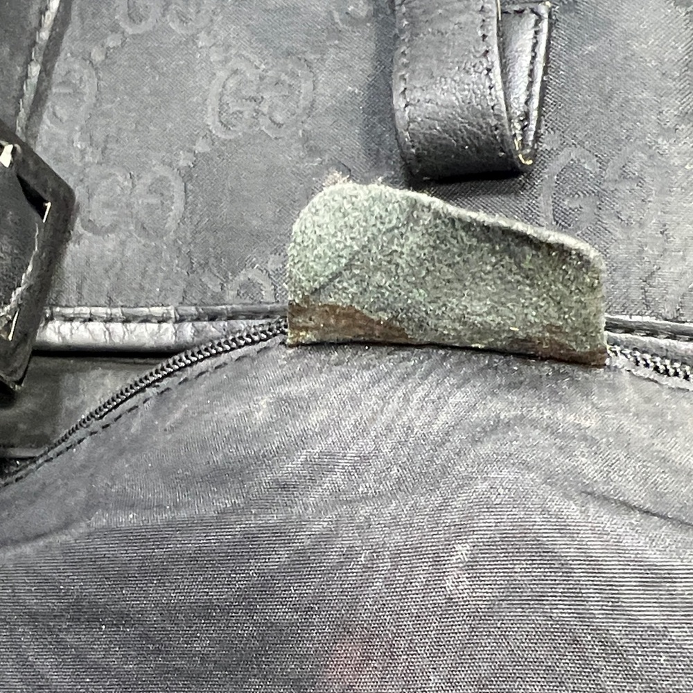 Gucci Black Jackie Messenger Bag with Green and Red Stripe - Picture 10 of 11